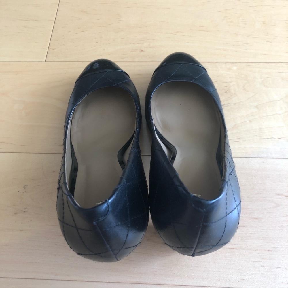 Ann Taylor size 7.5 quilted style black heels 👠 - Picture 5 of 5